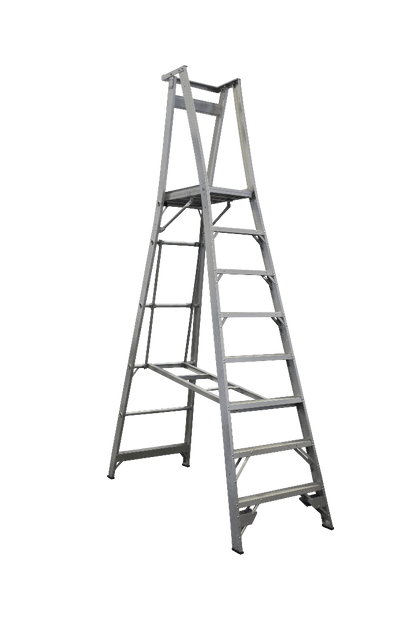 Indalex Pro Series Aluminium Platform Ladder 11/8 8ft (2.4M Platform) - Ladders4U