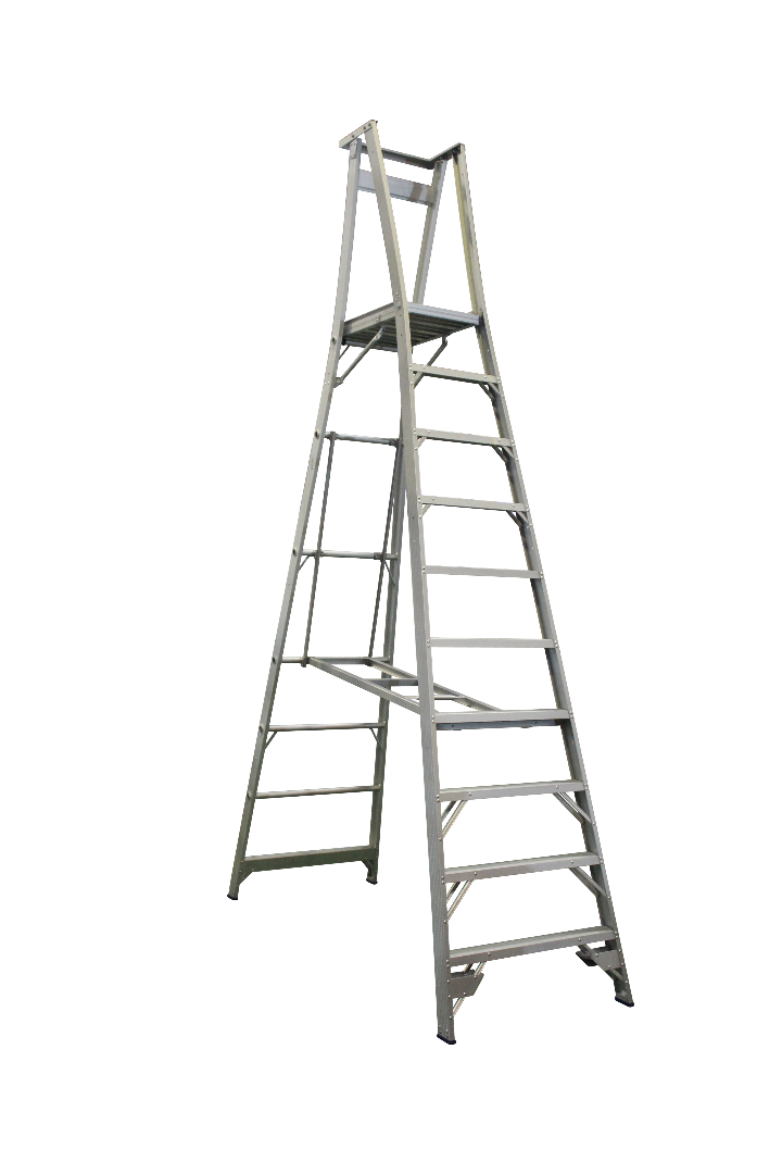 Indalex Pro Series Aluminium Platform Ladder 13/10 10ft (3.0M Platform)