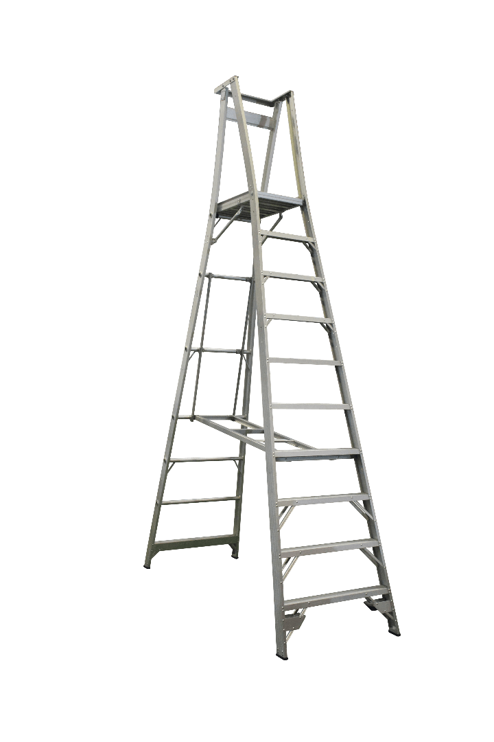 Indalex Pro Series Aluminium Platform Ladder 13/10 10ft (3.0M Platform) - Ladders4U