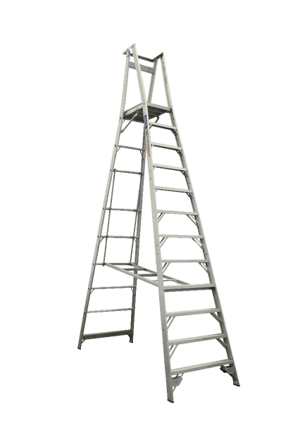 Indalex Pro Series Aluminium Platform Ladder 15/12 12ft (3.6M Platform) - Ladders4U