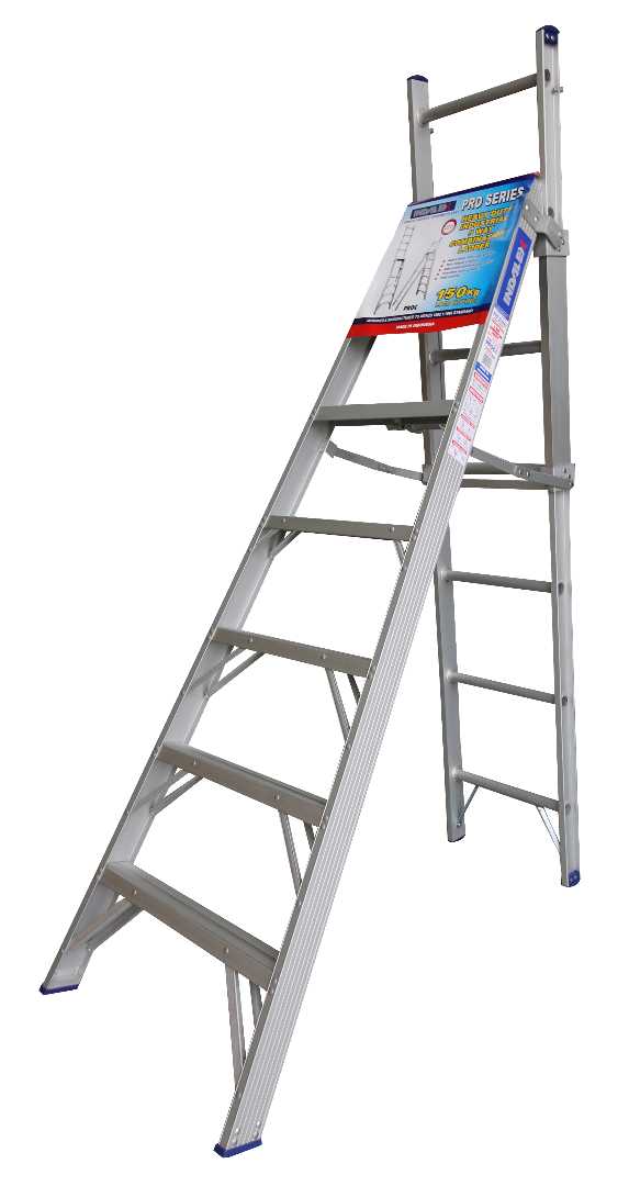 Indalex Pro Series Aluminium Combination Ladder 7ft (2.1M - 3.5M)