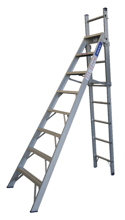 Indalex Pro Series Aluminium Combination Ladder 8ft (2.4M - 3.8M) - Ladders4U