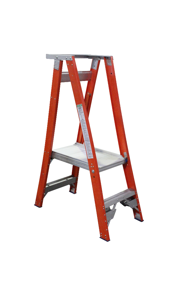 Indalex Pro Series Fibreglass Platform Ladder 5/2 2ft (0.6m)