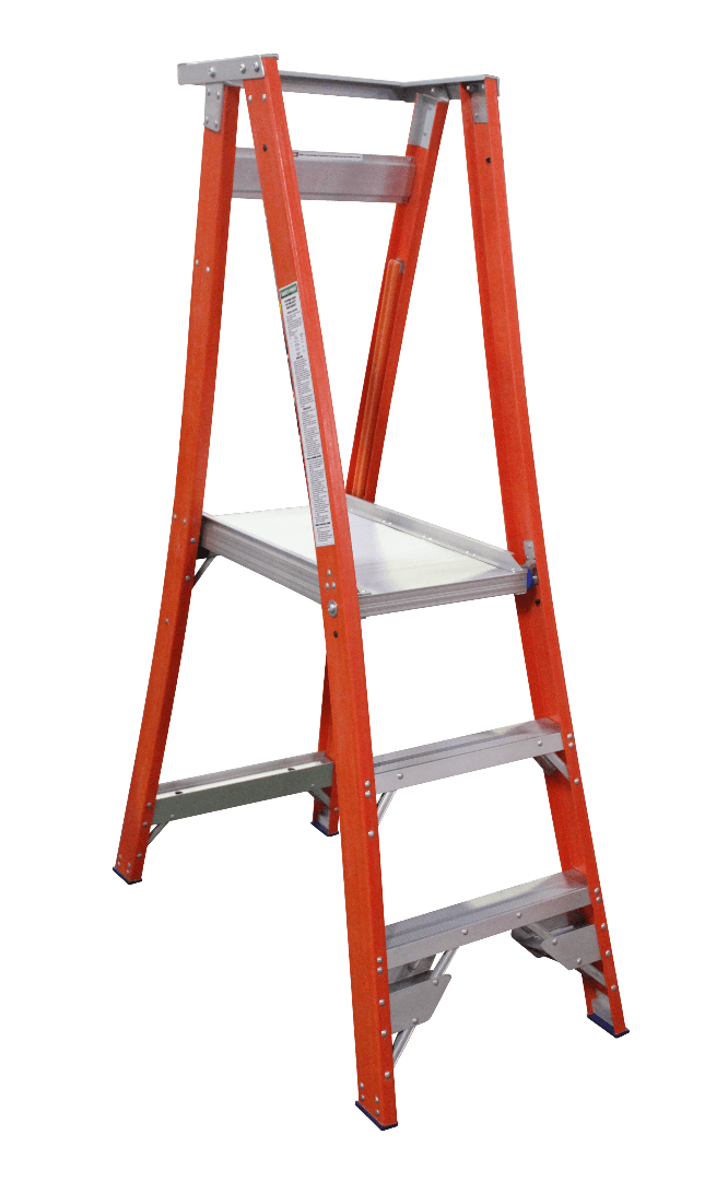 Indalex Pro Series Fibreglass Platform Ladder 6/3 3ft (0.9m) – Ladders4U