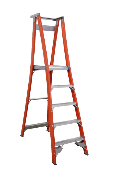 Indalex Pro Series Fibreglass Platform Ladder 8/5 5ft (1.5m) - Ladders4U