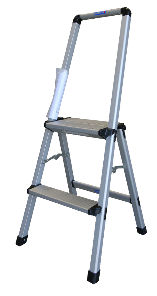 Aluminium Step Ladder with Handrail 2ft (600mm)