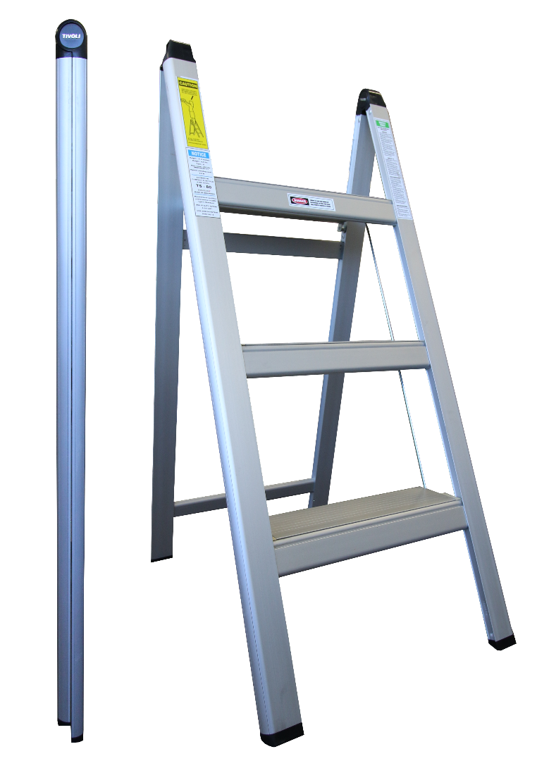 Light Duty Slimline Folding 3 Step Ladder