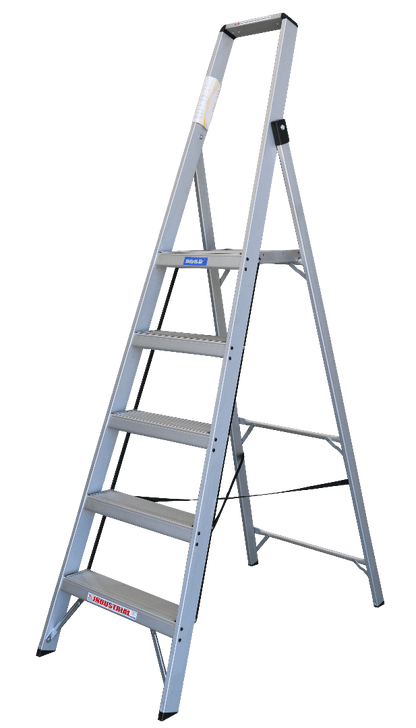 Indalex Tradesman Aluminium Slim Line Platform Ladder 8/5 5ft (1.5m) - Ladders4U