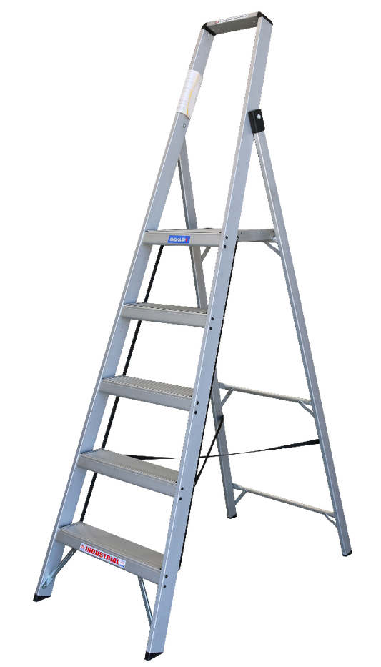 Indalex Tradesman Aluminium Slim Line Platform Ladder 8/5 5ft (1.5m)