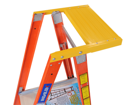 Platform Ladder Heavy Duty Top Shelf - Ladders4U