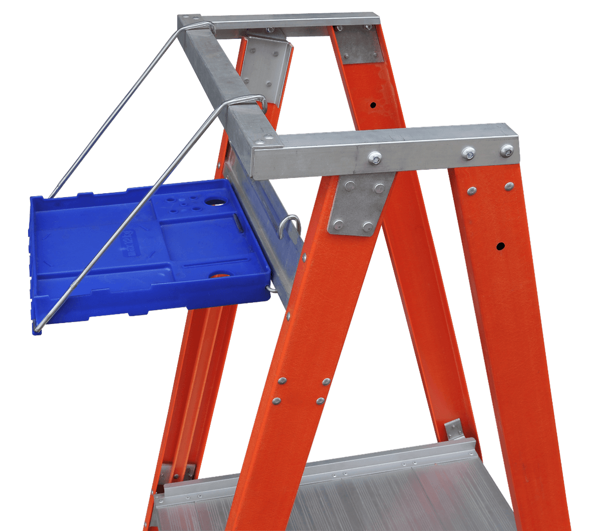 Ladder Tool Rack Platform Ladder Tool Tray – Ladders4U