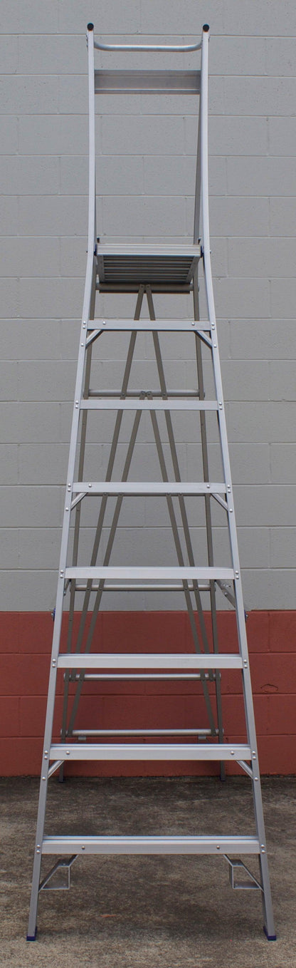 Indalex Pro Series Aluminium Platform Ladder 11/8 8ft (2.4M Platform) - Ladders4U