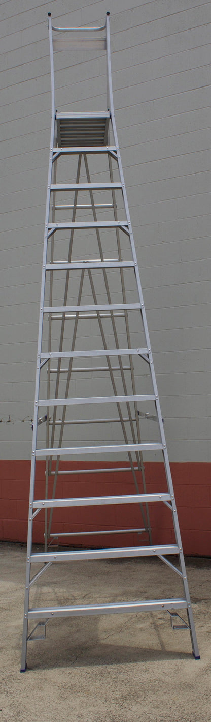 Indalex Pro Series Aluminium Platform Ladder 15/12 12ft (3.6M Platform) - Ladders4U