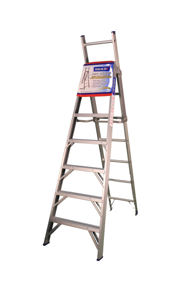 Indalex Pro Series Aluminium Combination Ladder 6ft (1.8 to 3.2m)