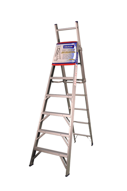 Indalex Pro Series Aluminium Combination Ladder 8ft (2.4M - 3.8M) - Ladders4U