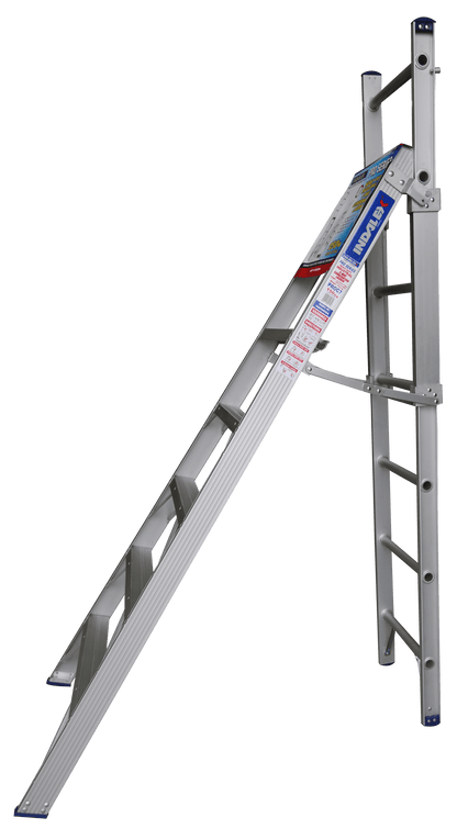 Indalex Pro Series Aluminium Combination Ladder 7ft (2.1M - 3.5M) - Ladders4U