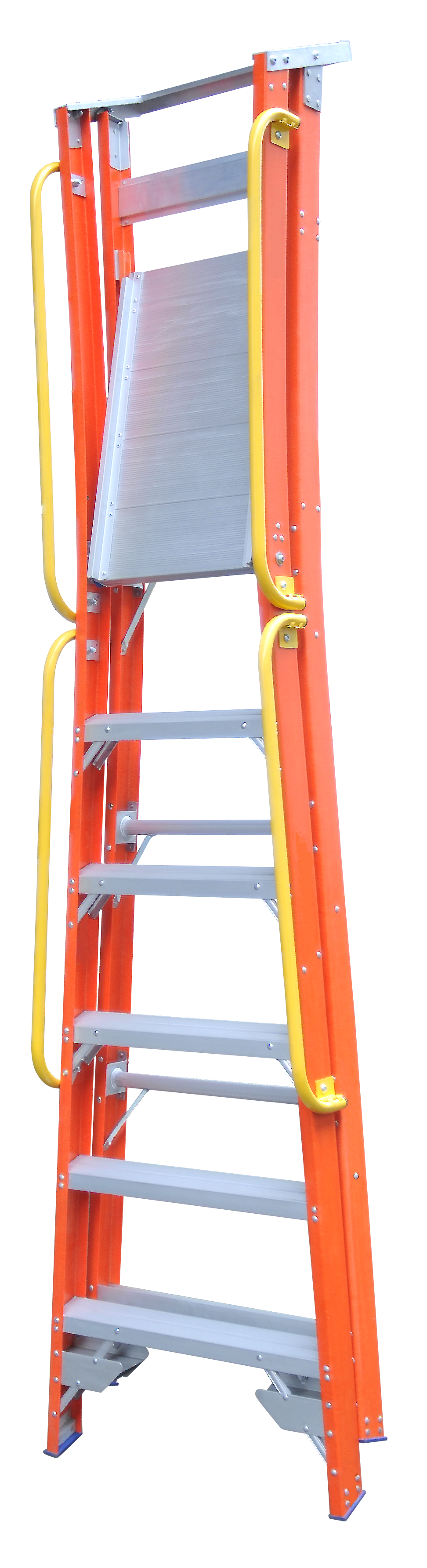 Indalex Pro Series Platform Ladder Side Handrails (set)