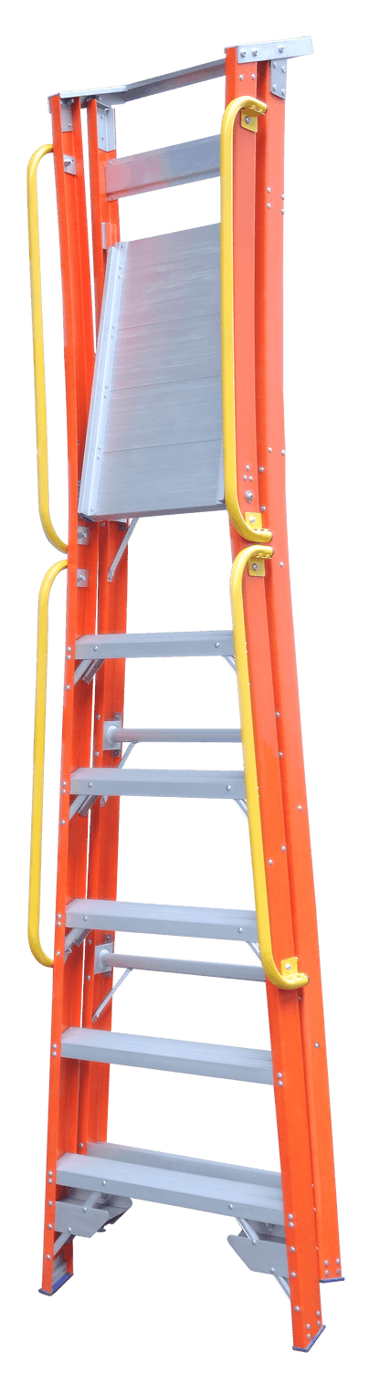 Indalex Pro Series Platform Ladder Side Handrails (set) - Ladders4U