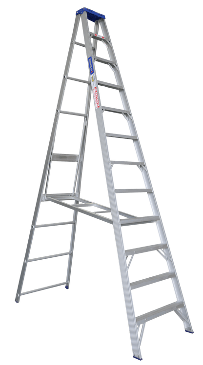 Indalex Pro Series Aluminium Single Sided Step 14ft (4.3M) - Ladders4U