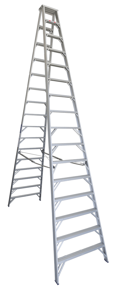 Indalex Pro Series Aluminium Double Sided Step 16ft (4.9M) - Ladders4U