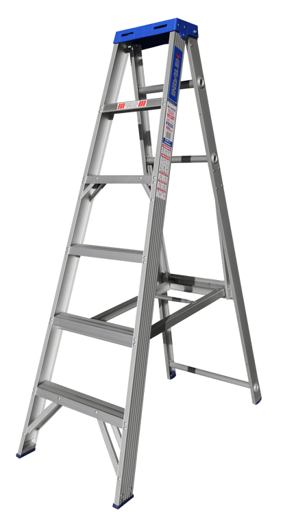 Indalex Pro Series Aluminium Single Sided Step 7ft (2.1M) - Ladders4U