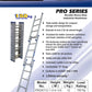 Indalex Pro Series Triple Extension Ladder 12ft (3.6m)