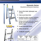 Light Duty Slimline Folding 2 Step Ladder